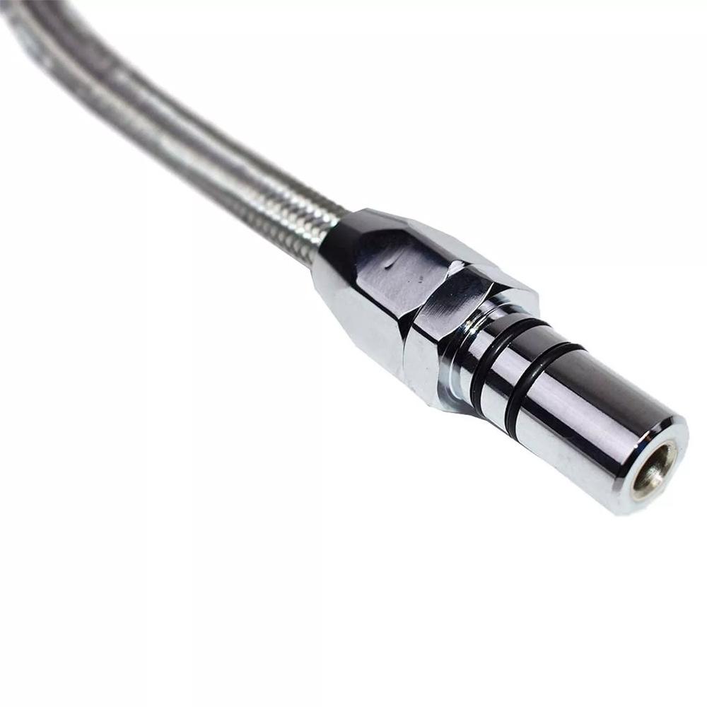 Automotive 530mm Transmission Dipstick for Chevrolet, Universal Oil Level Gauge, Silver