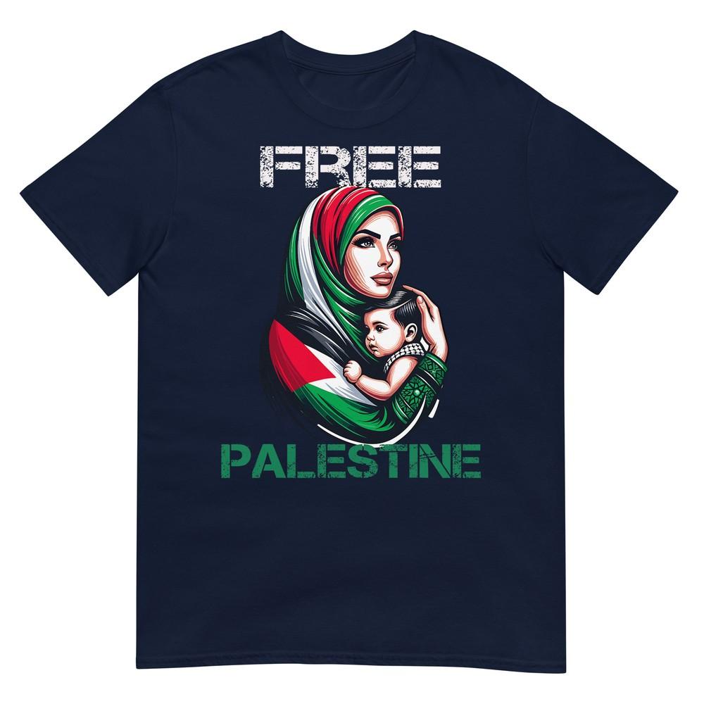I Love Free Palestine Mother Children Gaza Strip Palestinian Tshirt S