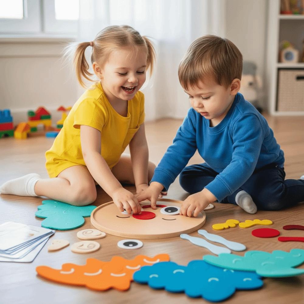 Making Faces Emotional Learning Toy Montessori Expression Recognition Toys Preschool