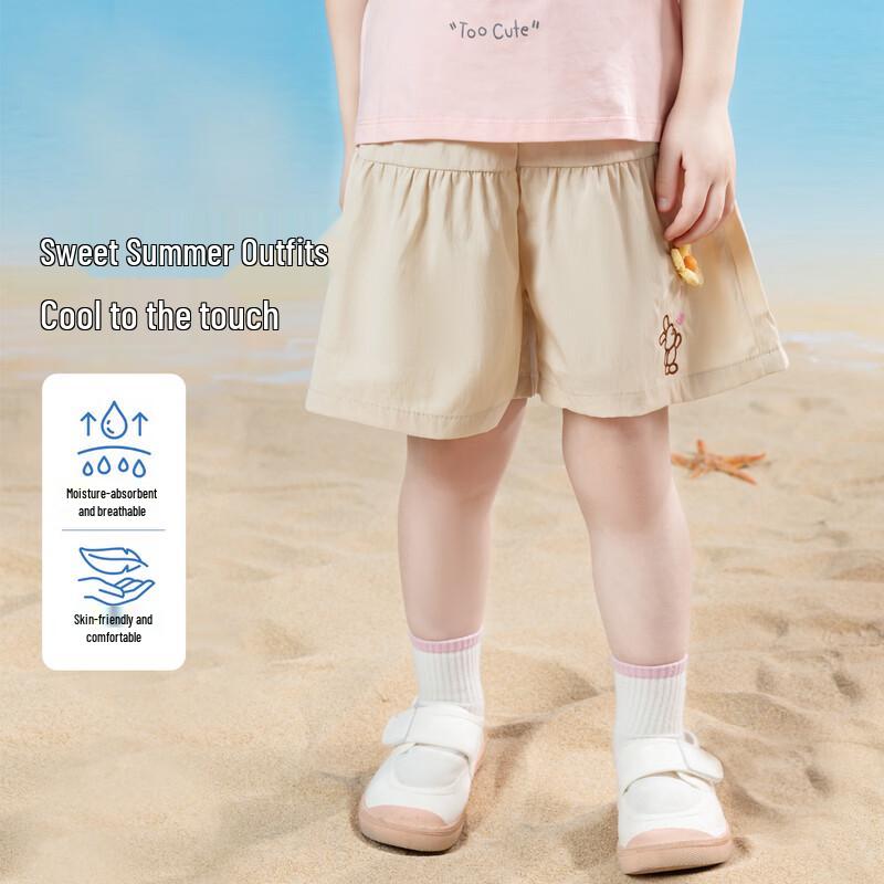 Toddler Girls Floral Lightweight Summer Shorts 110/50