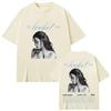 Singer Madison Beer The Locket Tour Graphic T Shirts Fashion Aesthetic Oversized T-shirts Men Women Cotton T-shirt