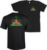 Haiti Wappen Vorder- & Rückseite Druck T-Shirt Haitianische Karibische Republik - NEU