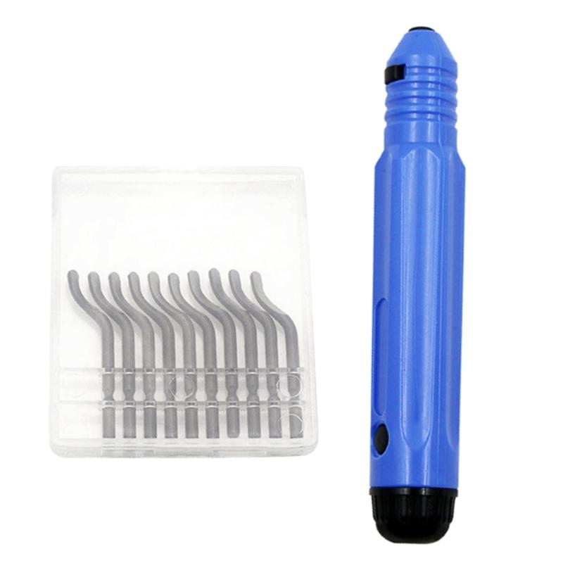 Professional Alloy Edge Trimming Tool Edge Burr Remove Metal Scrapbooking Tool Portable Reamer Burr Remover with Blades