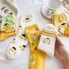 Sanrio Mymelody Cinnamoroll Pom Pom Purin Středně dlouhé ponožky Ins Prodyšné Minimální design Volnočasové Sportovní ponožky Dárky pro dívky Krásné