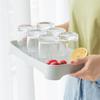 Multifunction Kitchen Bathroom Sink Rack Restaurant Fruit Dish Cup Drainboard Water Drying Pad Nordic Plastic Drain Tray
