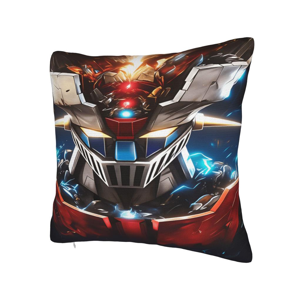 cartoon Rocket Punch Mazinger Z Pillow Case Print Pillow Cover Vintage Cushion Cover For Sofa Home Decoration