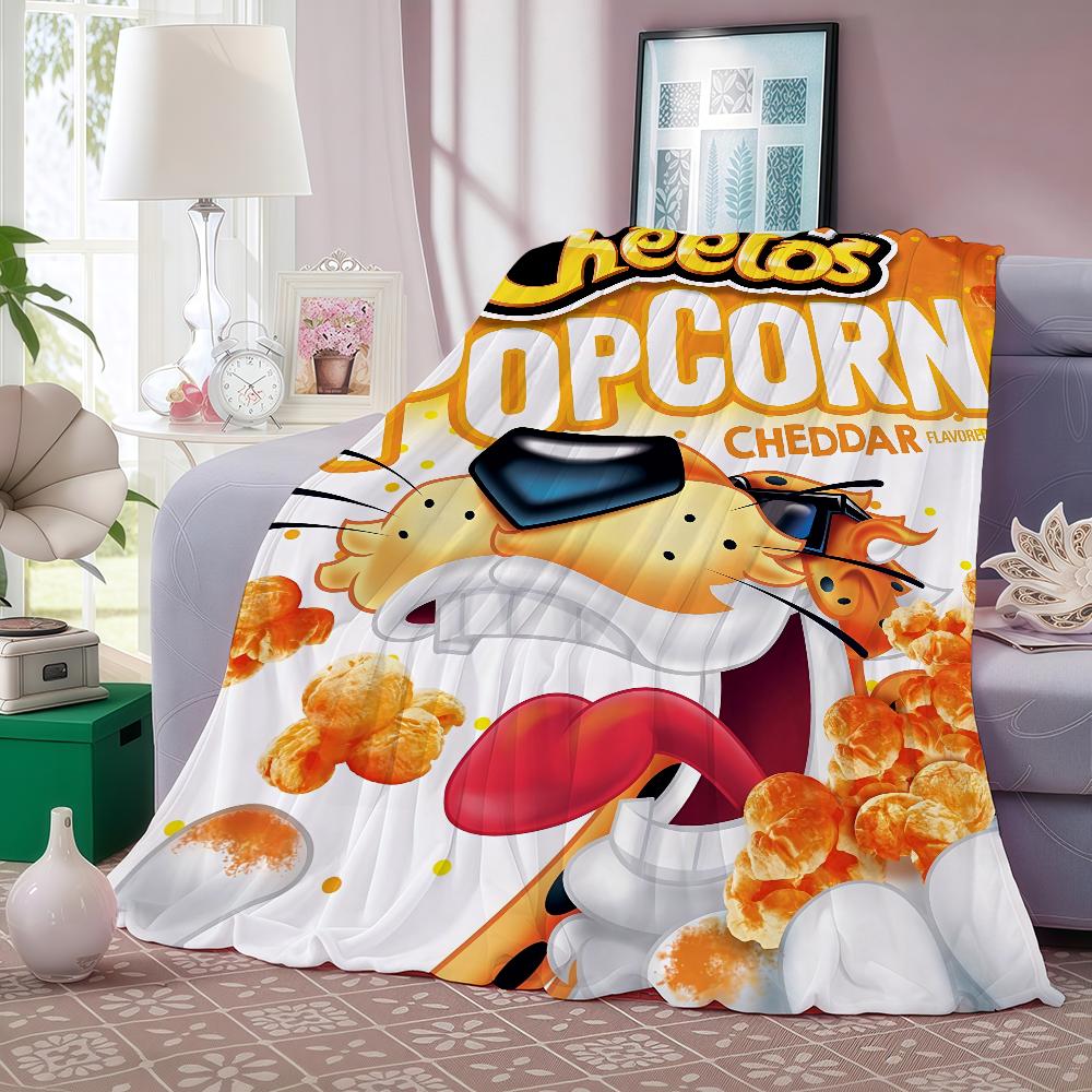 Leckeres Essen C Cheetos S Decke Weich und Hautfreundlich Für Sofa Bett Nickerchen Tagesdecke Alle Jahreszeiten Bettdecke
