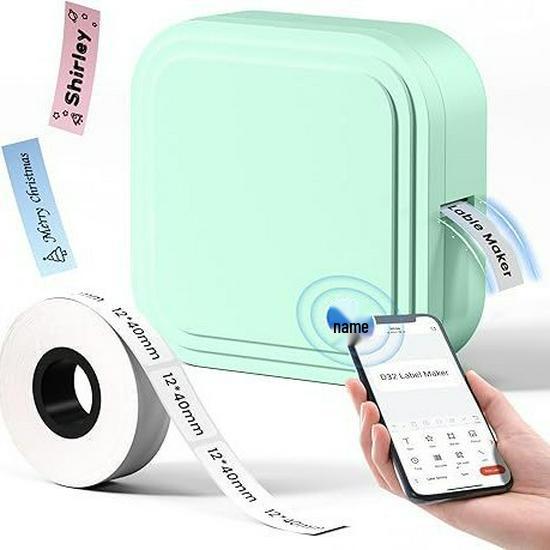 Портативный Bluetooth термопринтер для этикеток Phomemo D30