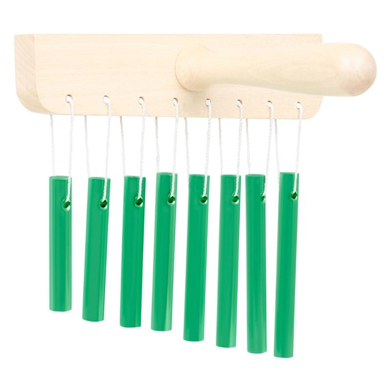 Musical Learning Percussion Chimes Instrument Toy Children 8 Tone Handheld Chimes with Mallet Hammer Winds Chimes Toy