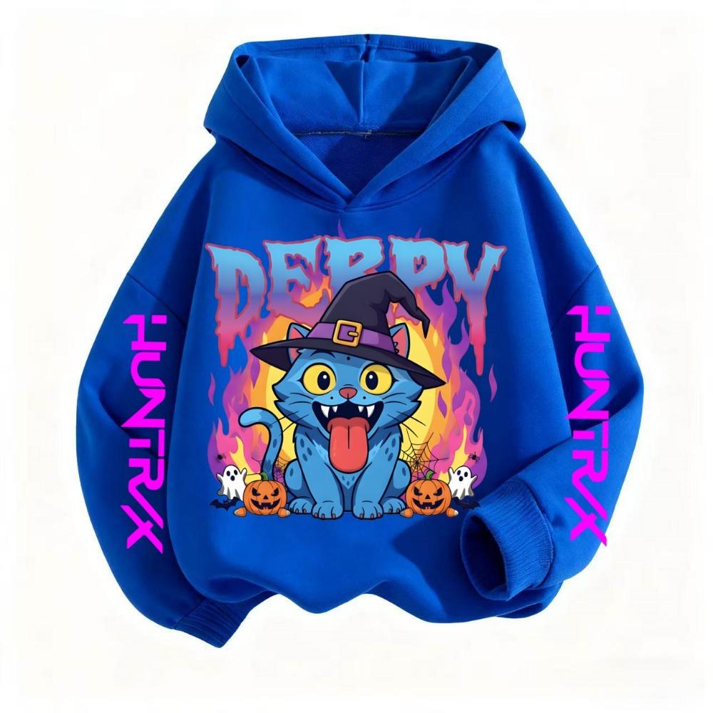 Fashion Casual Children's Hooded Sweatshirt K-Pop Devil Hunter Pullover Children's Clothing Gif Kpop Devil Hunter Girl Hooded Sweatshirt