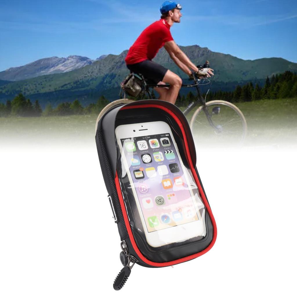Cycle Phone Front Frame Bag Water Proof 360 degrees Rotation Front Design Cycle Phone Holder Case