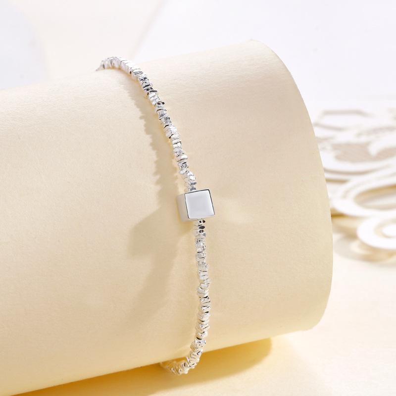 Square Bracelet Women's Simple and Versatile Niche Light Luxury Hand Jewelry Gift