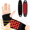 48 LED Red Light Therapy Wrist Strap with Hot Compress (660/850nm)