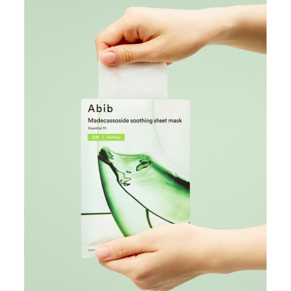 Abib Madecassoside Soothing Sheet Mask Essential Fit 10 Sheets