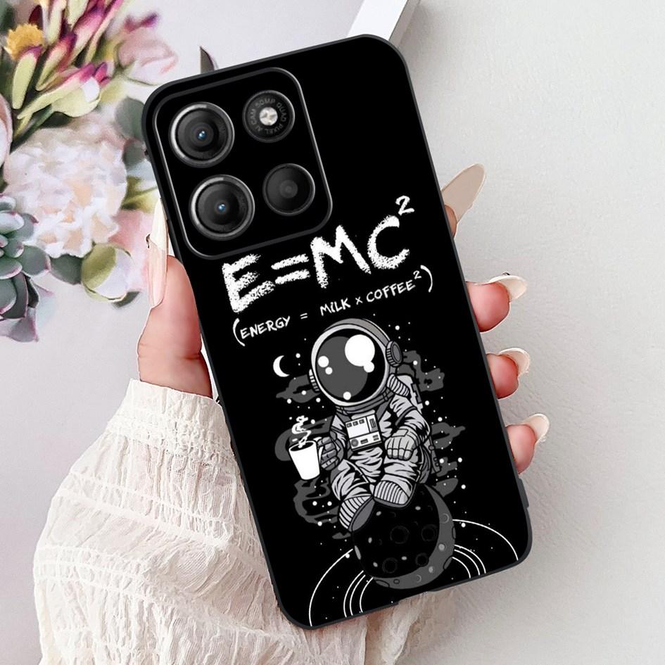 Silicone Case For Motorola Moto G15 G75 2024 Cover Cute Panda Lion Shockproof TPU Phone Cases For MotoG15 MotoG75 G 75 G 15 Etui