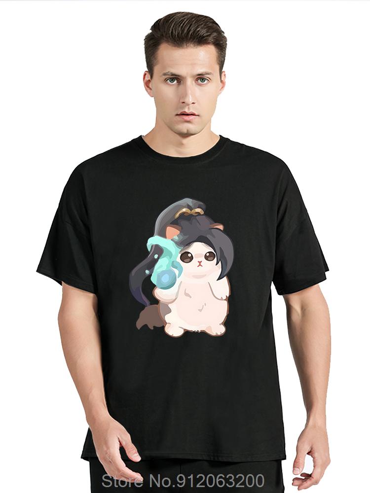 Cat Cute Sage Valorant Oversized Tshirt Game New Arrival Unisexs Clothing Casual Cotton Tshirt Idea Fashion Fitness T Shirt Tops