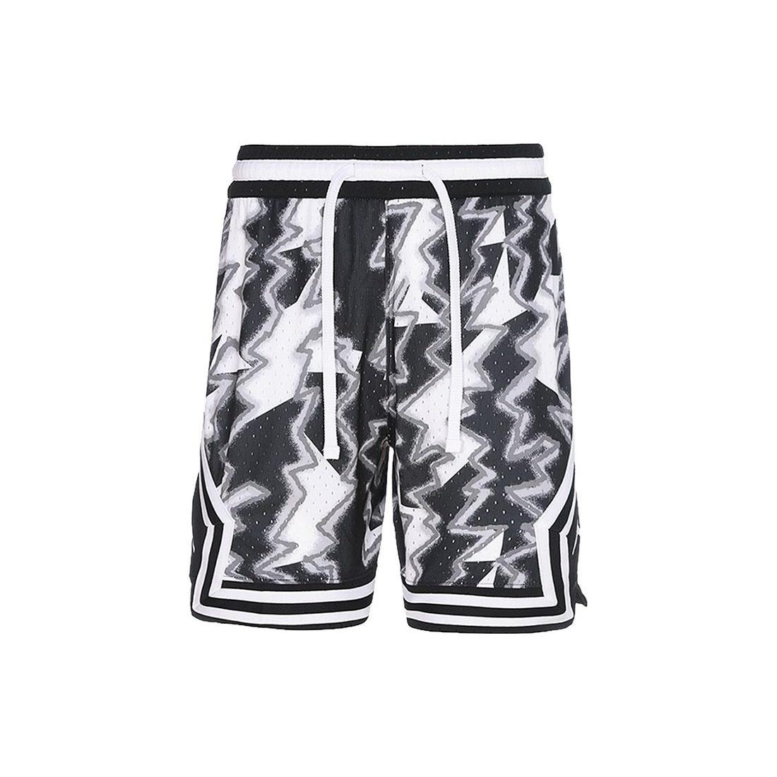 Air Jordan Dri-FIT Sport Diamond Shorts Black White Men s DQ7335-100 XXL