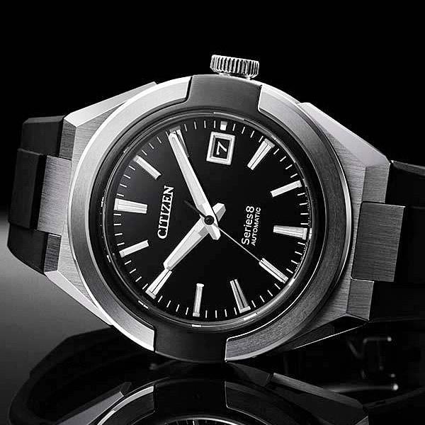 Citizen Men's NA1004-10E ( Watch Series 8 Mechanical 870 Mechanical) Round Watch Silver Analog