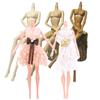 Supermodel 30Cm Doll Body Toys 1/6 Doll Joints Vegan Toys Accessories And 1/6 Doll Feathers Fringe Dress Children Play House Toy