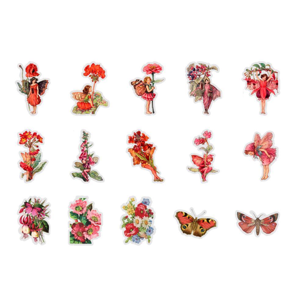

Водонепроникна наклейка фея-метелик квітка ельф декоративна етикетка DIY скрапбукінг ПЕТ наклейки 3