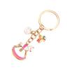 Multipurposd Charm Unicorns Keychain with Rainbow Mane Enamel Sturdy Alloy Handbag Charm Accessory for Men and Women