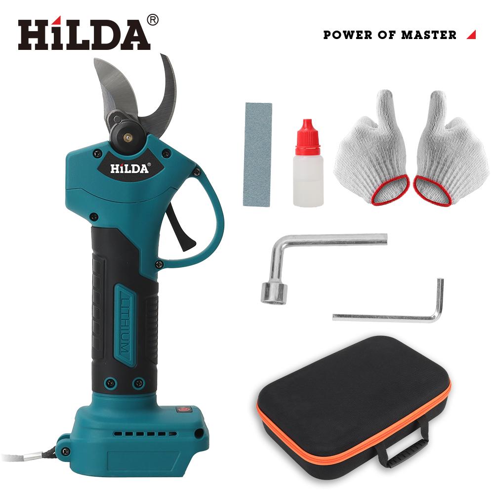 Brushless Electric Pruning Shears 500W Pruner Cordless Electric Garden Scissors Fruit Tree Cutter for Makita 18V Battery