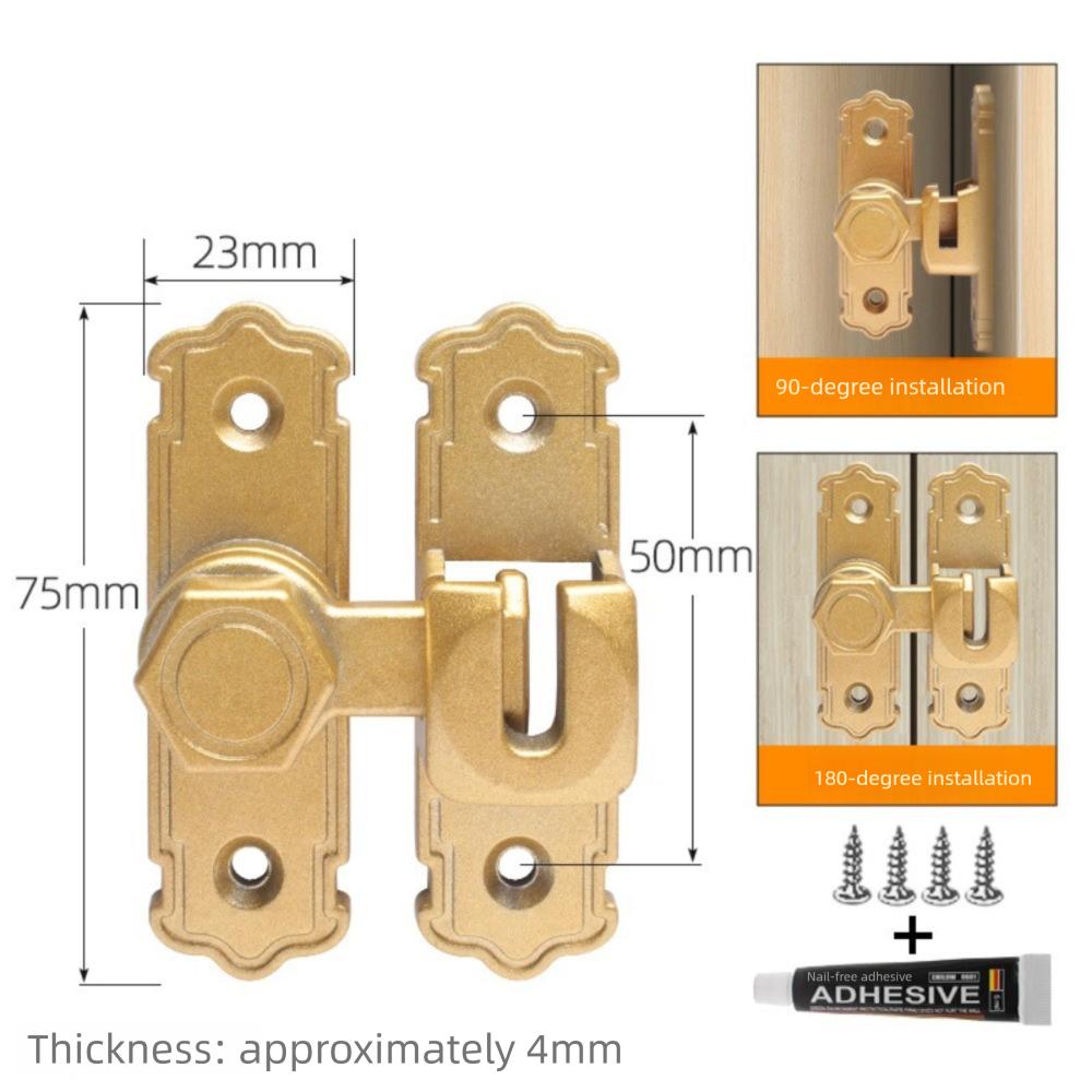 Robuster Türriegel Diebstahlsichere Schrankschlösser Tragbarer Sicherheitsverschluss Schrank
