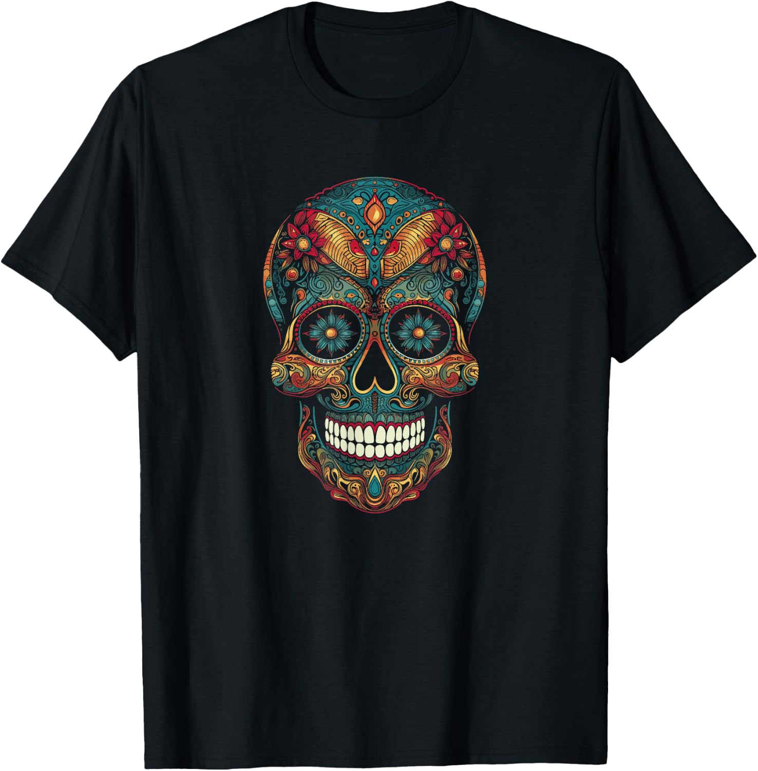 Mexican Sugar Skull T-Shirt M