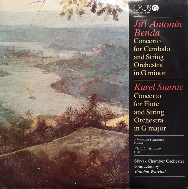 

LP Record GEORG ANTON BENDA / CARL STAMITZ , - Concerto For Cembalo And String Orc 91110499 Opus 1978 Czech Repu Classical Used