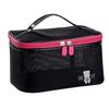 Women'S  Transparent Mesh Travel Cosmetic Bag Storage 1 Layer Toiletry Bag Large Capacity Make Up Organizer Bag
