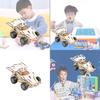 Kids Educational Science Diy Wooden Remote Control Car Model Kit Handmade Assembly Steam Toy