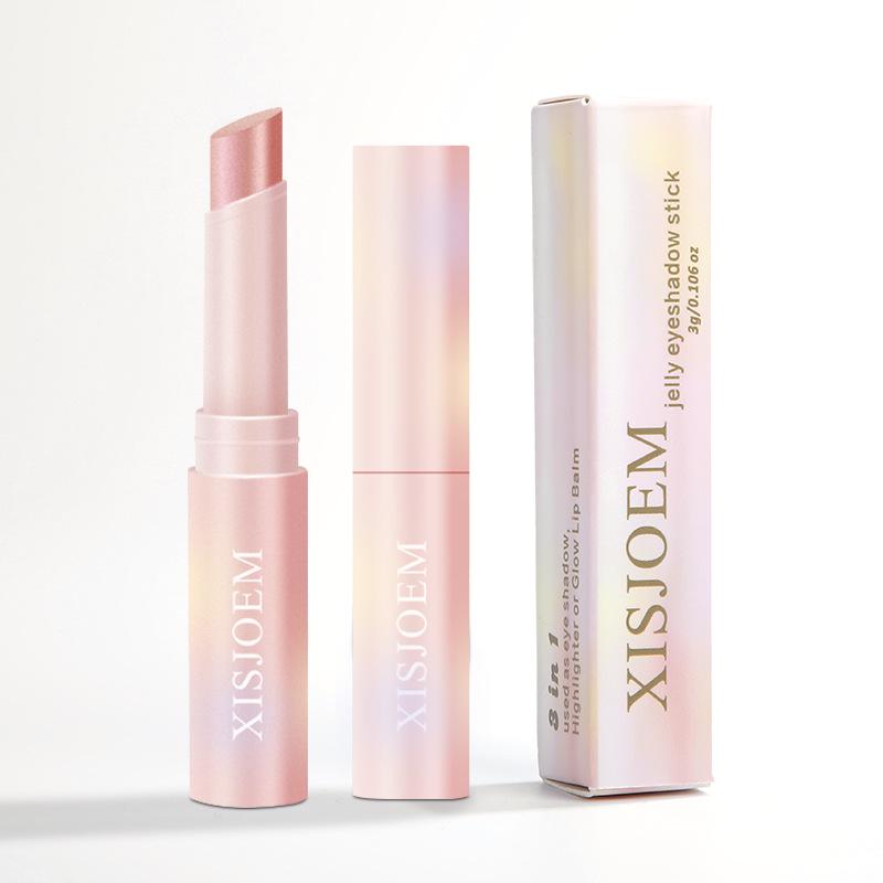 Stick Strălucitor 3-în-1: Farduri de pleoape, ruj și iluminator multicolor