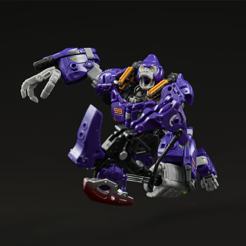 52TOYS BEASTBOX BB-70 NEO GIO „Neo Geo Version“ Verwandlungsspielzeugfigur - Verwandelt sich von einem Würfel in einen Gorilla. Bemalte, hoch bewegliche Action-Figur