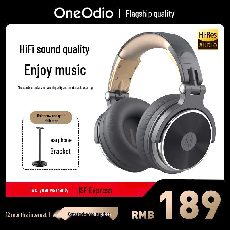 OneOdio Pro10 DJ Headphones: Hi-Fi Sound, Head-Mounted, Perfect for Music Monitoring, Electric Piano, and Sound Card Use.