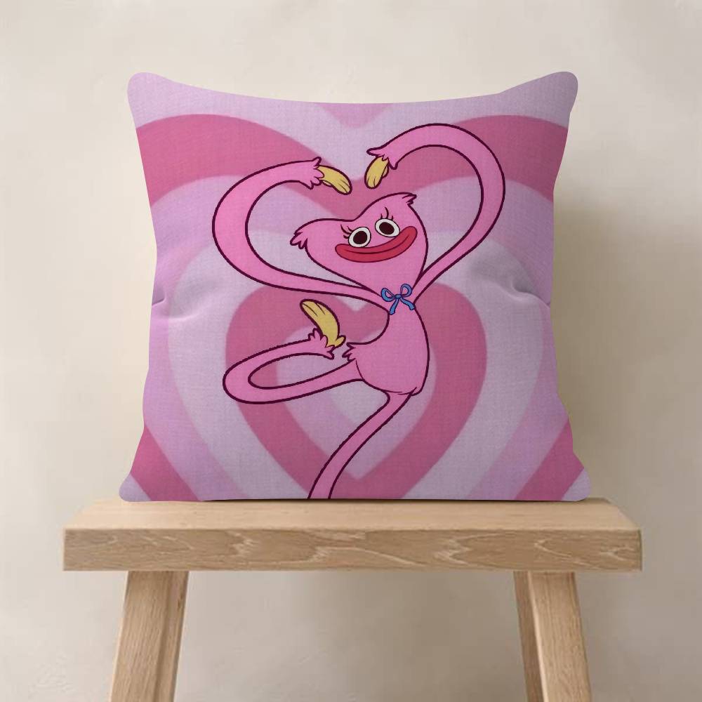 45*45cm Cushion Cover Pillow Cover Decor Pillowcase Home Pillowcase for Couch Pillow Video Game Funny P-Poppy Playtimes