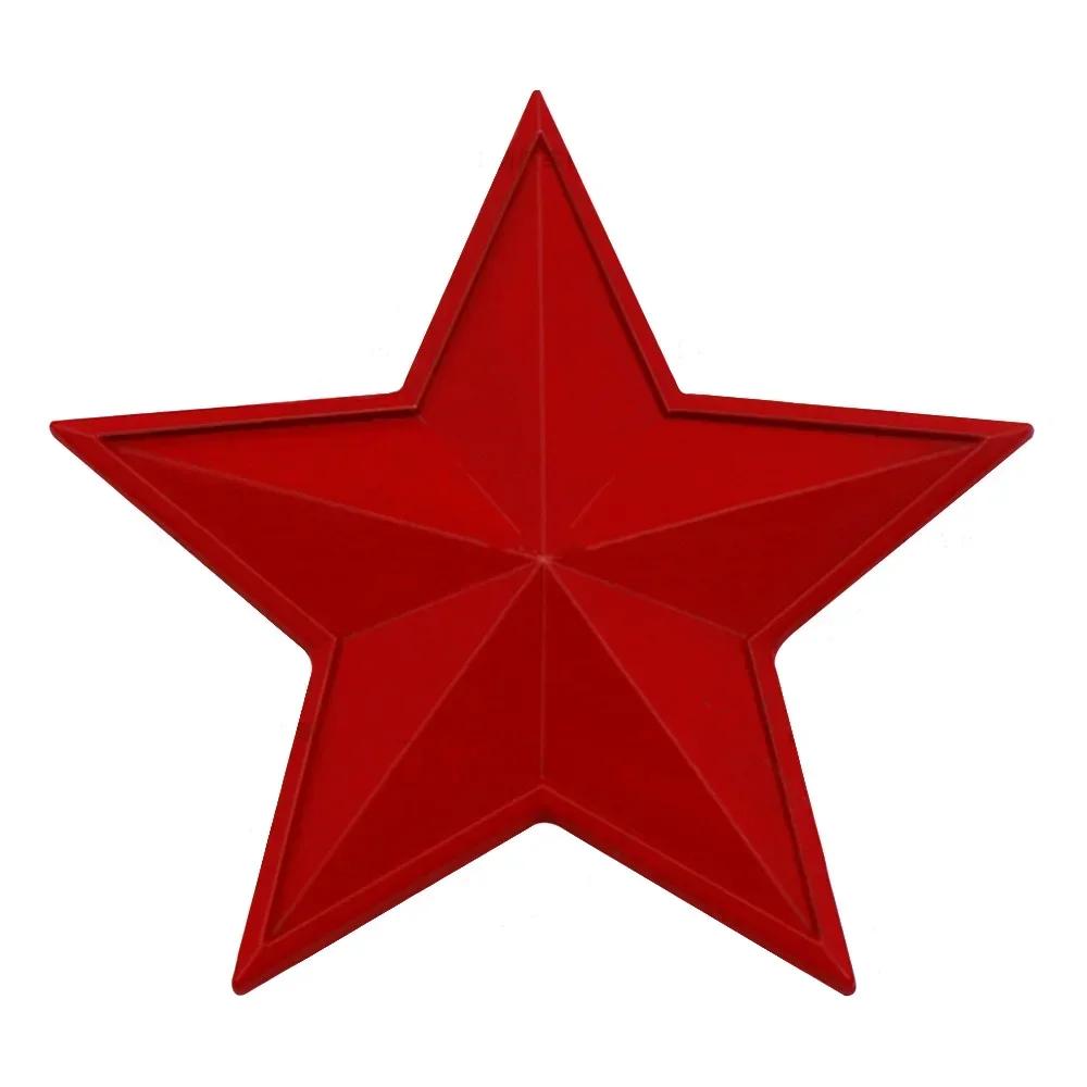 3D Metal Five-pointed Star Logo Car Fender Emblem Sticker Rear Trunk Badge Decal for Nissan Honda MINI Jaguar KIA Lexus Volvo