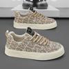 Canvas Shoes Men's Spring and Autumn New Low Cut Casual Board Shoes Thick Soled Lace Up Anti Slip Sports Board Shoes 2025