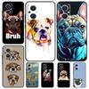 English Bulldog Pug Case For OPPO Reno 8 7 6 5 4 Lite 2Z 4Z 5Z 8T 10 OPPO Find X5 X6 Pro X2 Lite X3 Neo Cover