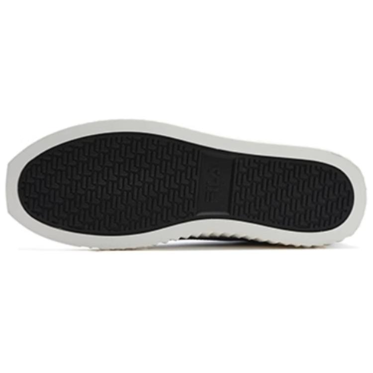 Fila Gear 1S Biscuit Shoes Retro Casual Low-Top Canvas Shoes Women sneaker Black White F12W432310FBK