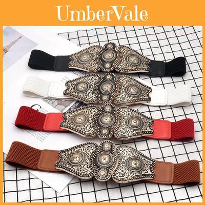 Ceinture Large à la Taille en Cuir PU Mode pour Robes et Manteaux avec Fermeture à Crochet pour Tenues Élégantes
