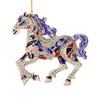 Horse Christmas Ornaments Sparkly Rhinestone Horse Hanging Decoration