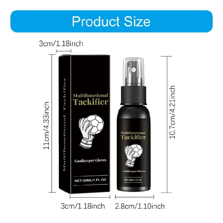 Colle per Guanti da Portiere Spray Antiscivolo 30ml Spray Grip Calcio Spray Grip per Guanti da Portiere per Guanti da Portiere