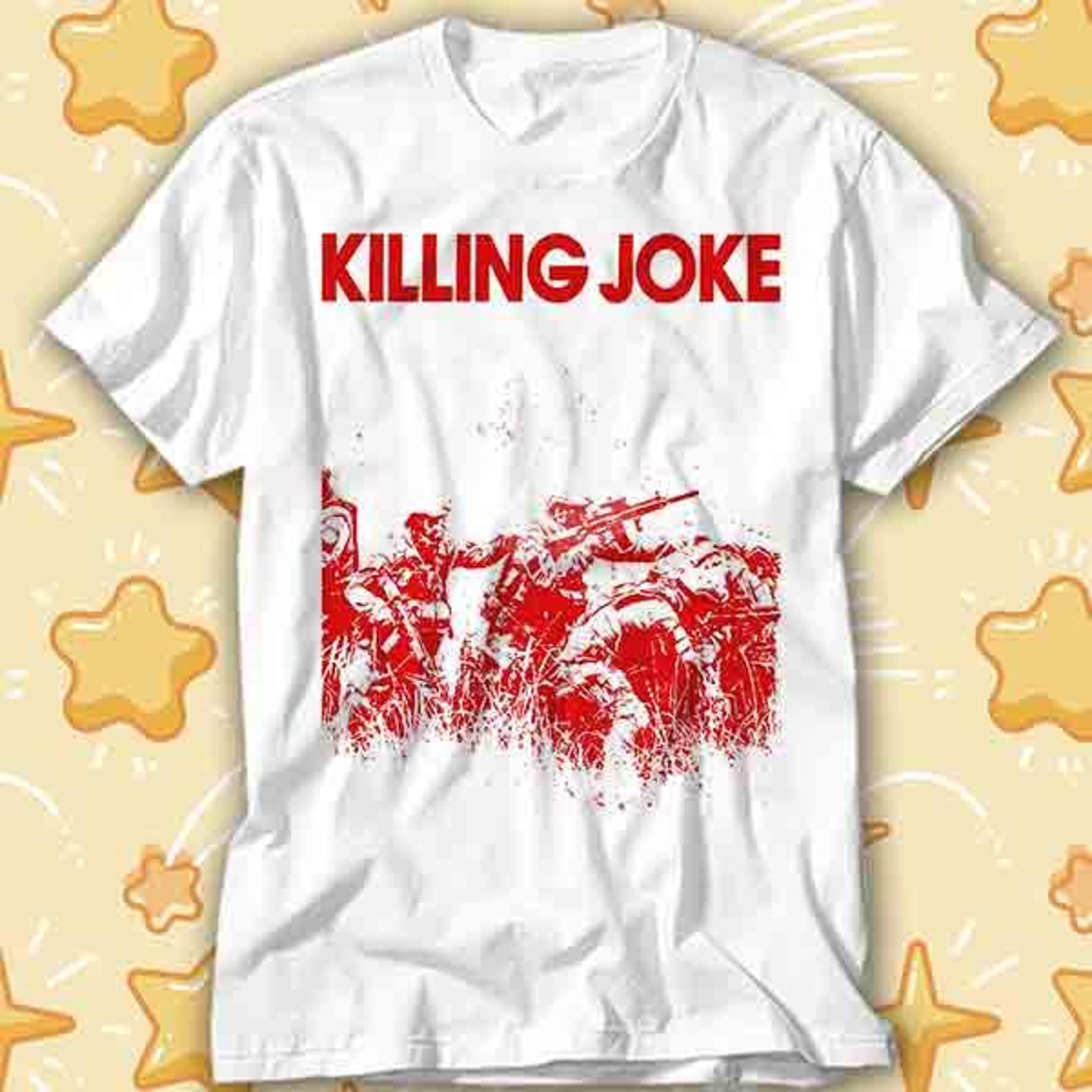 Killing Joke Band The Wait Music Vinyl Cover T-Shirt 533 M