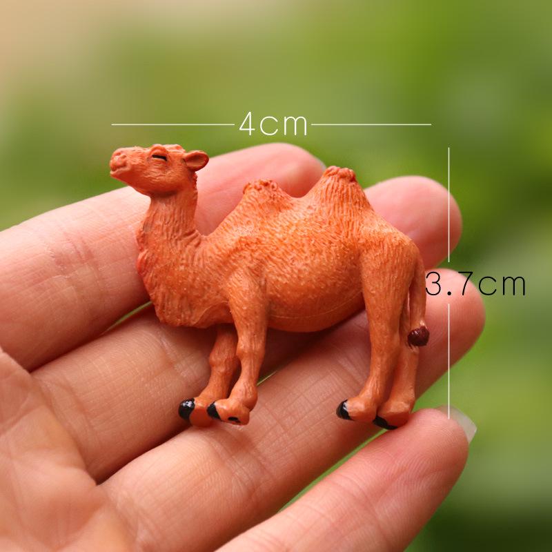 

Игрушка Мини-модель Пустынного Верблюда - Микро-ландшафтное Настольное Украшение