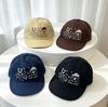 New Parent-child Peaked Cap Child Style Personalized Flat Brim Hip-hop Hat Pony Visor Baseball Cap Casual Foreign Style
