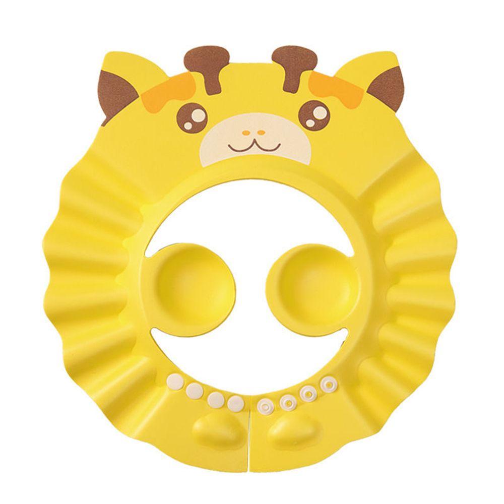 

Шапочка для мытья волос мультяшная защита для глаз для малышей шапочка для шампуня детская шапочка для купания козырек для купания шапочка-покрытие для головы жёлтый