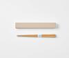 Takenaka SUKITTO Chopsticks and Chopstick Case Made In Chopstick X X 18 Set, Japan, Beige, Case Approx. 2.7 19.1 1.2 Cm, Chopsticks Approx. Cm,