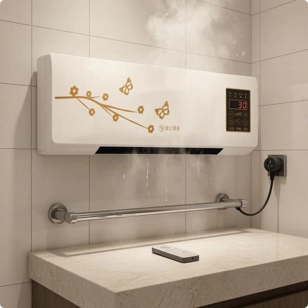 Remote Control Electric Cooler Wireless Controller Wall-Mounted Heater Ductless Air Fan