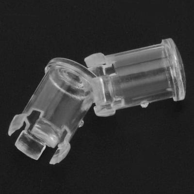 100 Stück Nylon LED Halter Flachkopf Leuchtdioden Transparent Lampenkolbenkappe Schutzabdeckung 5mm