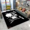 Alfombra de Vinilo con Notas Musicales Negras Vintage para Decoración de Sala de Estar Dormitorio Alfombras de Área Cocina Felpudos Antideslizantes Alfombra Regalo de Cumpleaños
